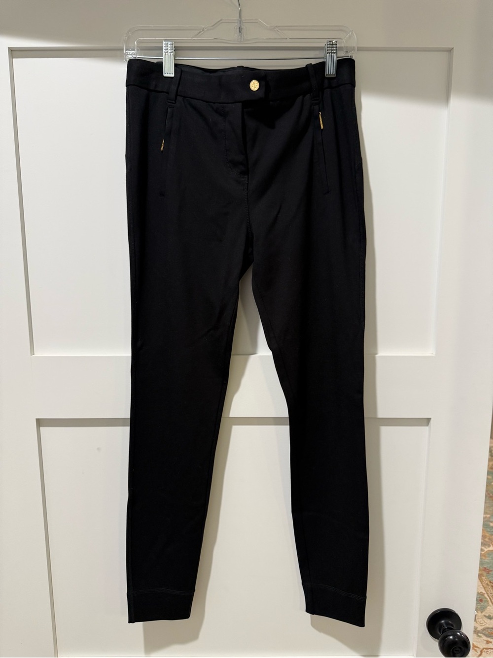 Tory Burch Audrey Women’s Black Slim Dress Pants - Classic Tailored Fit